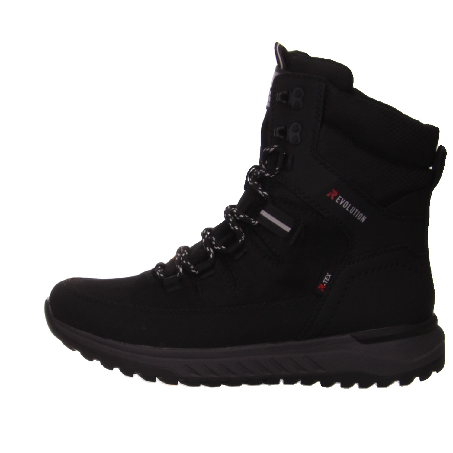 Rieker Schnürboots schwarz schwarz