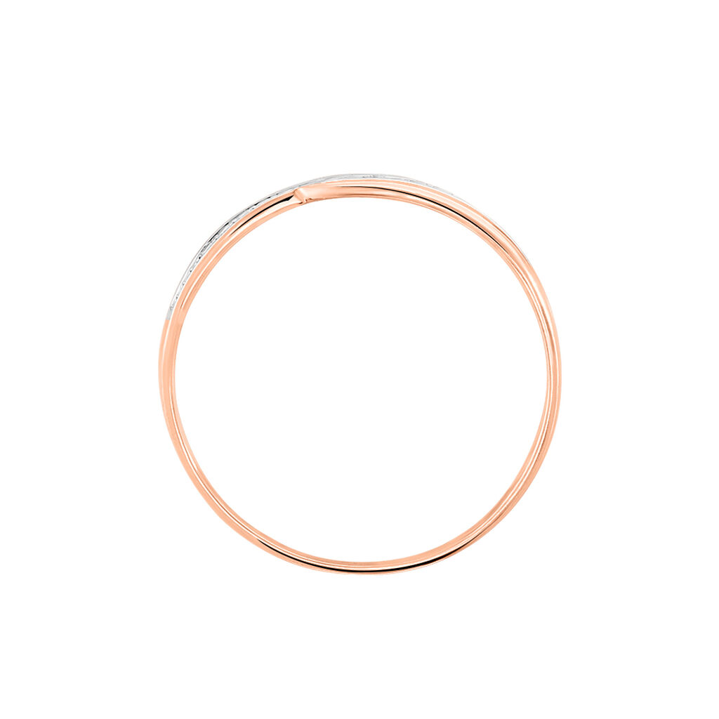 Bague Solena Or Rose Diamant