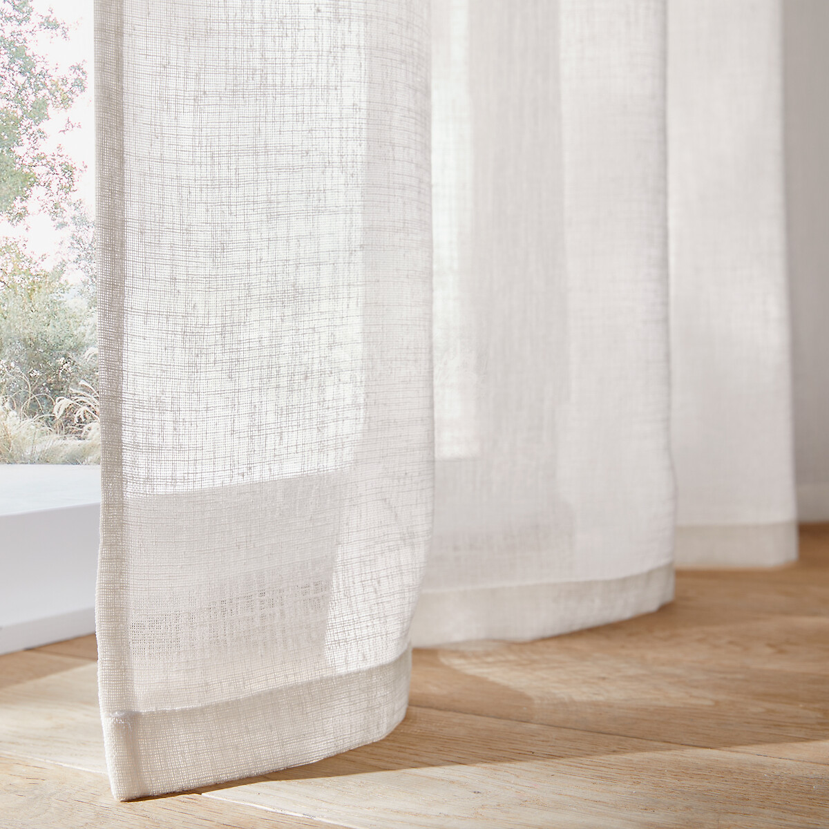 LA REDOUTE INTERIEURS<br>Cortina de vidro com ilhós, Nyong