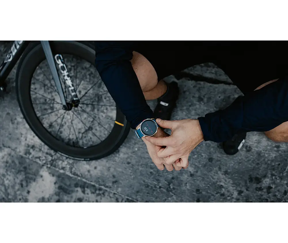 Polar Vantage V3 Sporthorloge Zilver/Blauw S-L