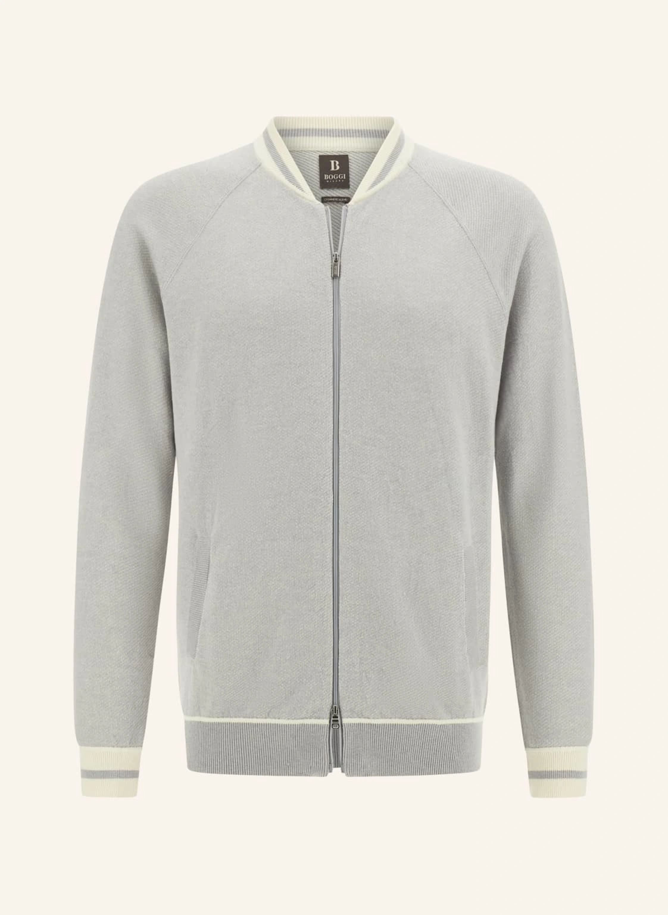 BOGGI MILANO Strickjacke mit Seide