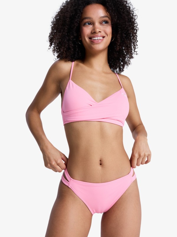 Solid Essentials Classic Bas de bikini Rose Femme
