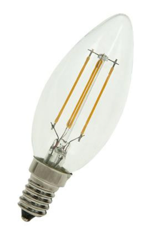 Flinders LED Filament C35 lichtbron E14 3W 2700K helder niet dimbaar