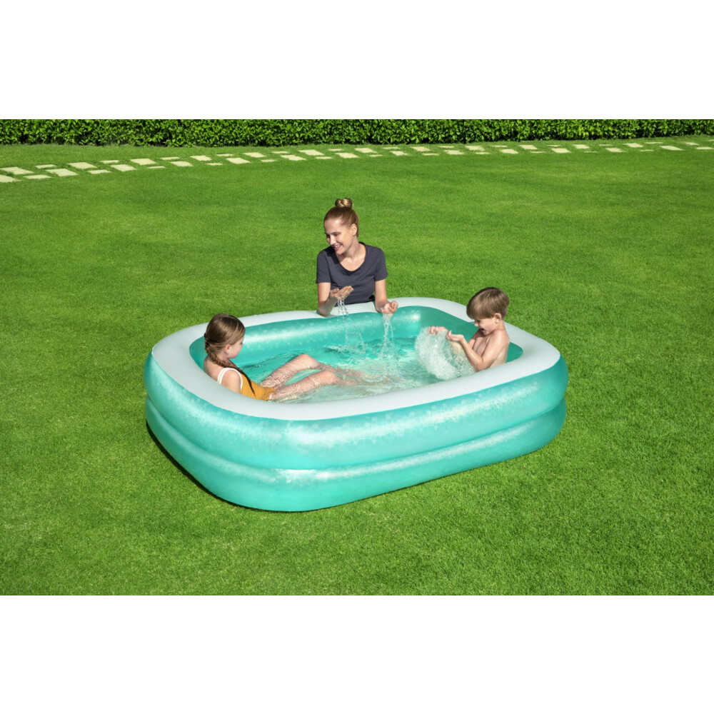 Bestway Familiebad Rechthoek Teal 200 cm