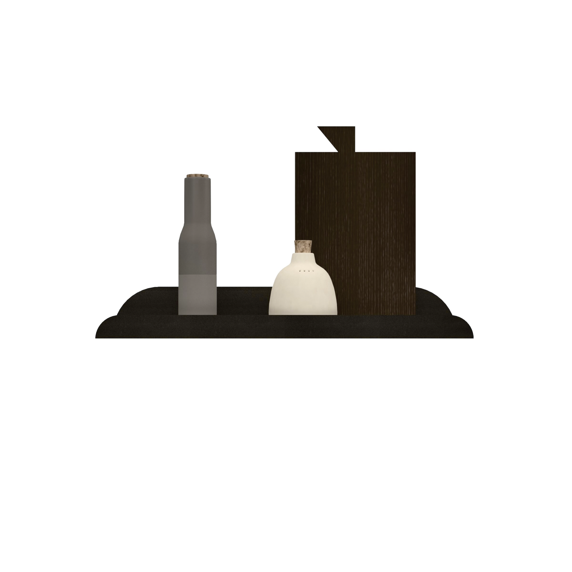 Keukenplankjes LIMA 40cm - set van 2 plankjes Black