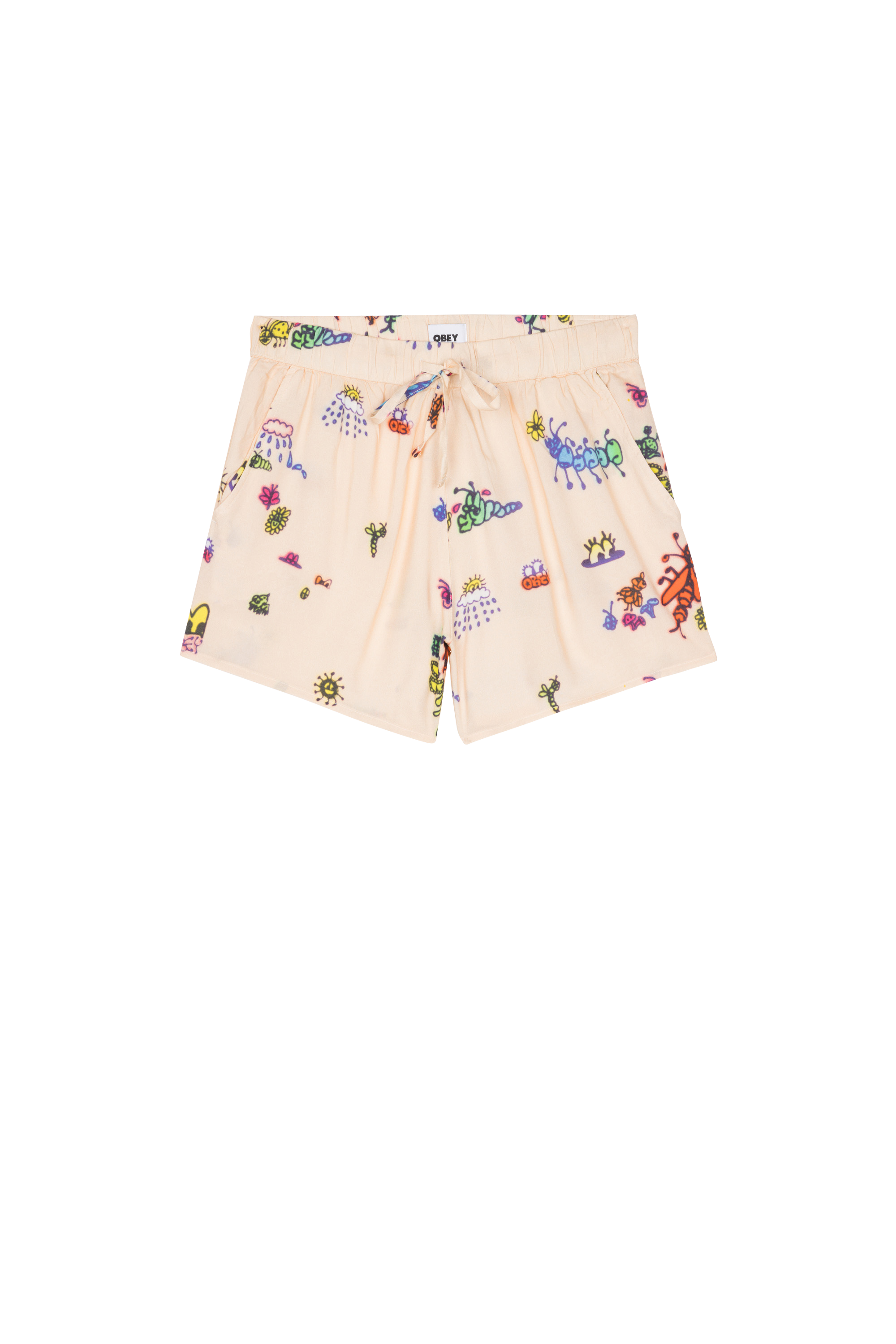 OBEY Short DOODLES Beige