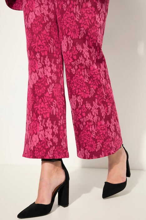 Hose, Blumenmuster, Elastikbund