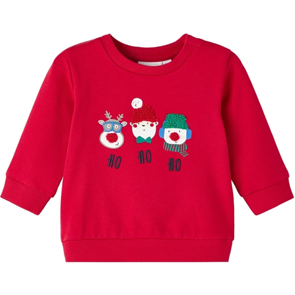 Jester Red Ruby Sweatshirt - Name It → Luksusbaby.dk