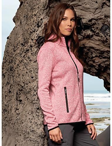 KANUMERA - VESTE POLAIRE TRICOTEE SS CAPUCHE HIPPOCAMPE FEMME