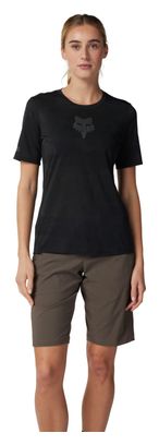Maillot Manches Courtes Fox Ranger TruDri™ Femme Noir