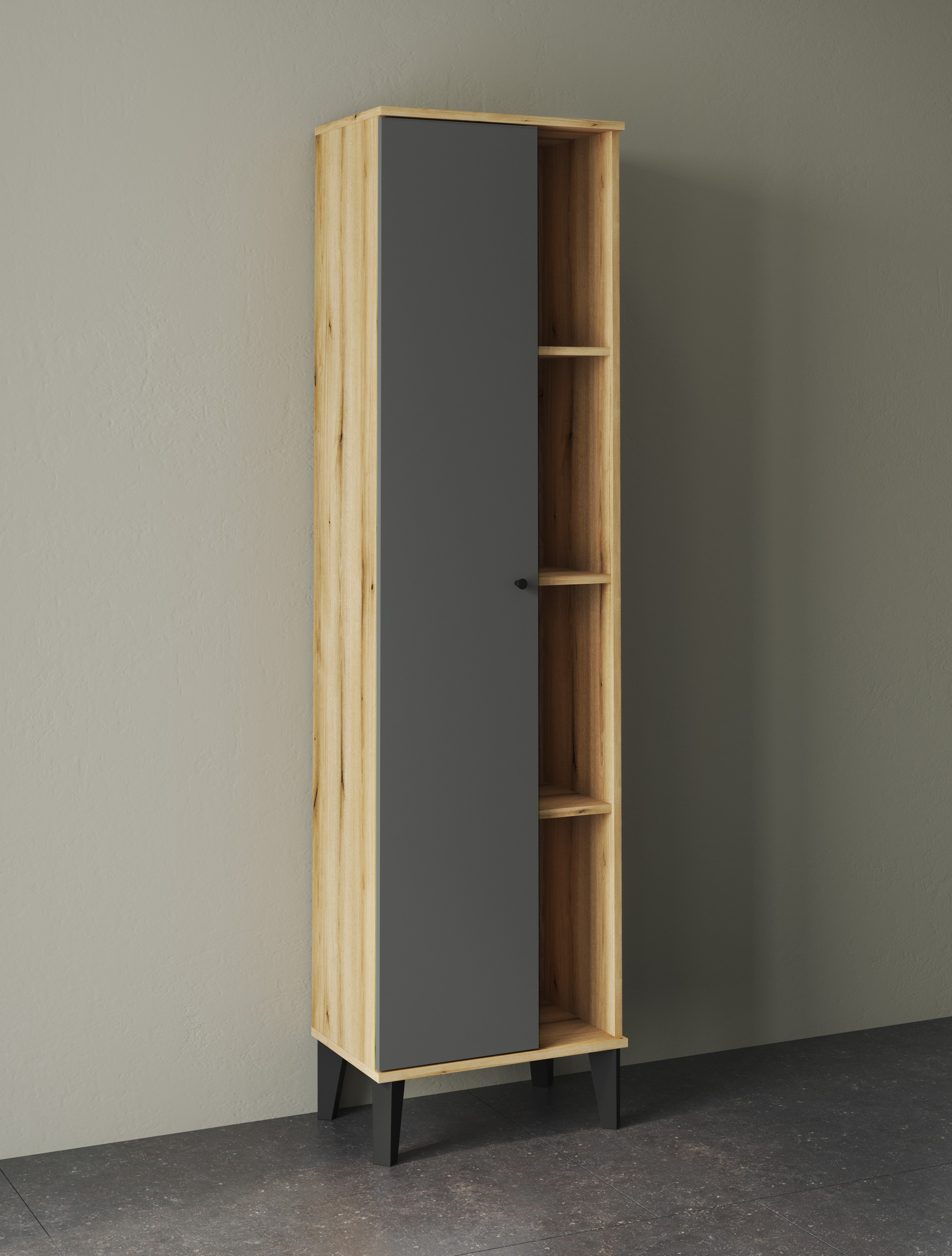 INOSIGN Badmöbel-Set »OSLO, Bad im skandinavischen Design, 5-teiliges Badezimmer« Set, 5 Stk. tlg.