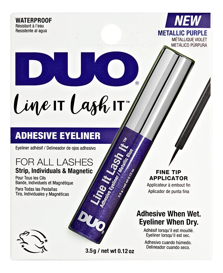 DUO Lash It Line It Vippelim Metallic Purple - 3,5 g.