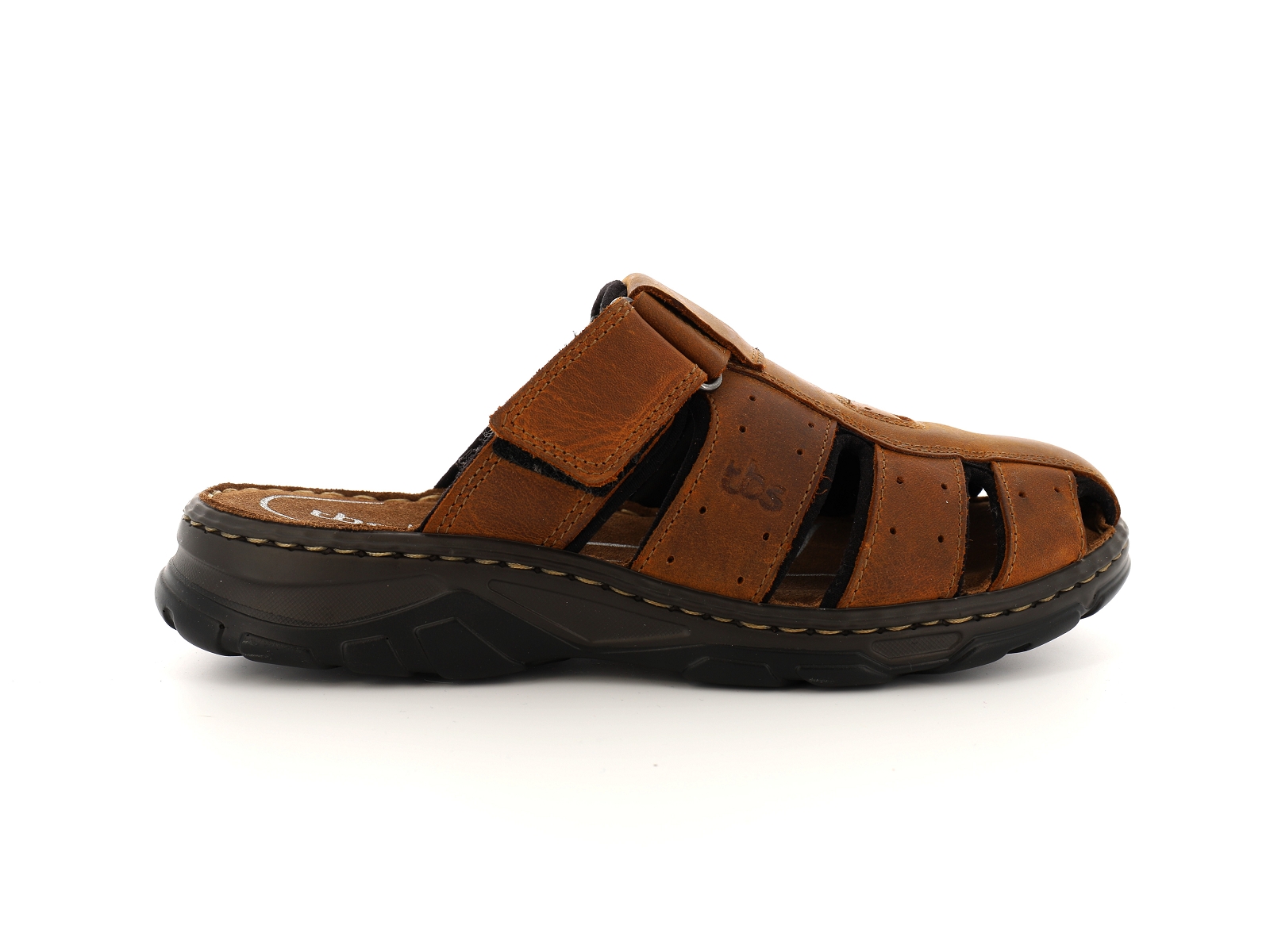 Tbs-JEROME Cuir gras Marron Moyen