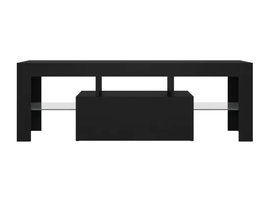 Meuble TV avec lumières LED noir 120x35x40 cm