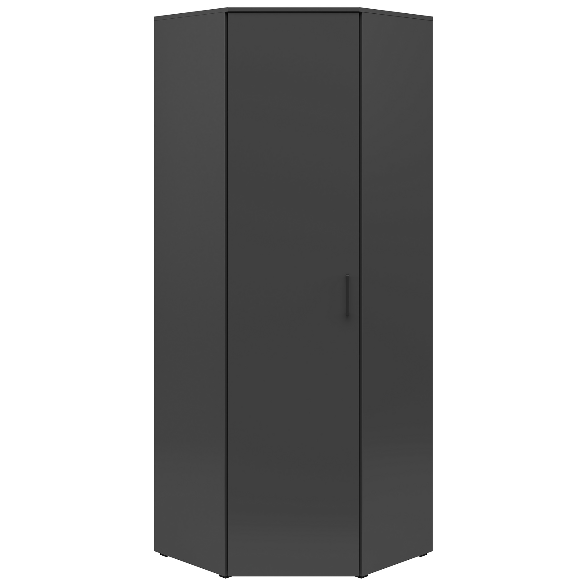 Eckschrank - anthrazit - Breite 101 cm