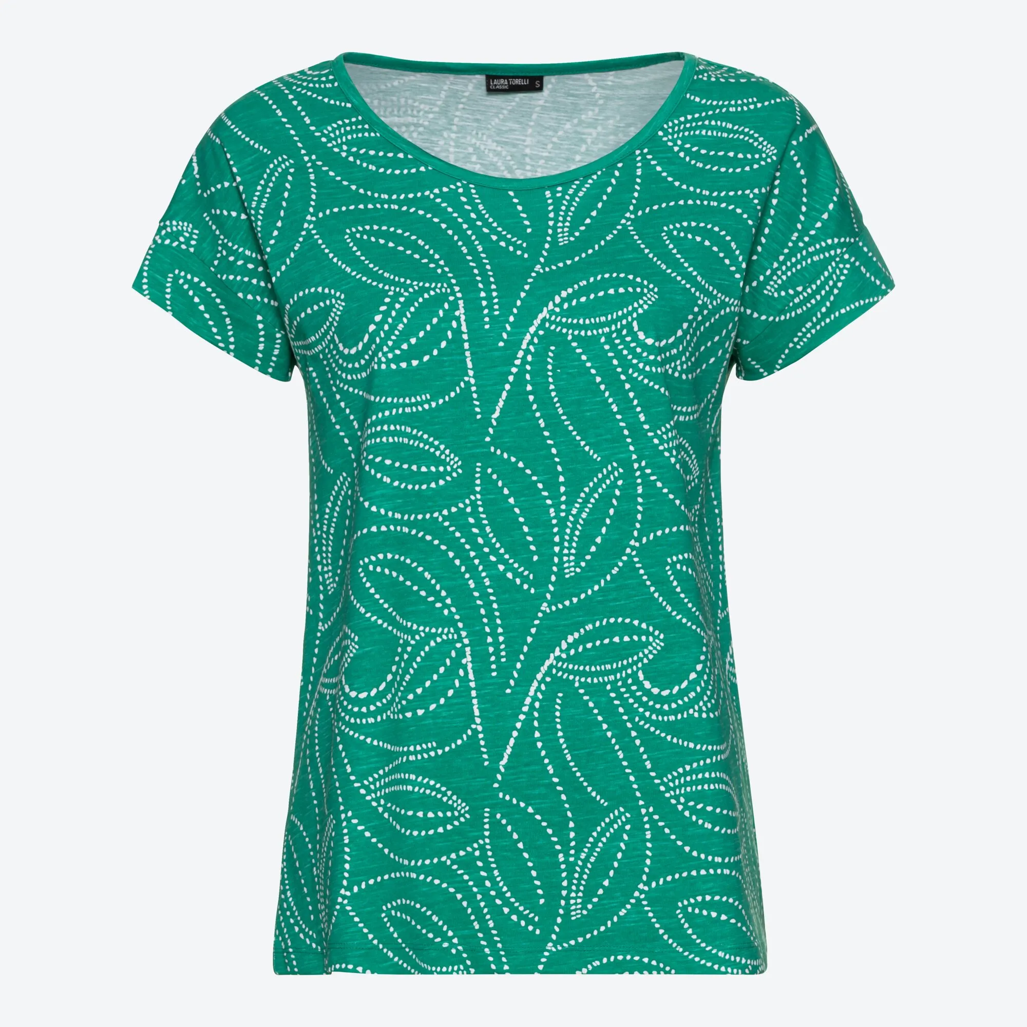 Damen-T-Shirt mit floralem Design