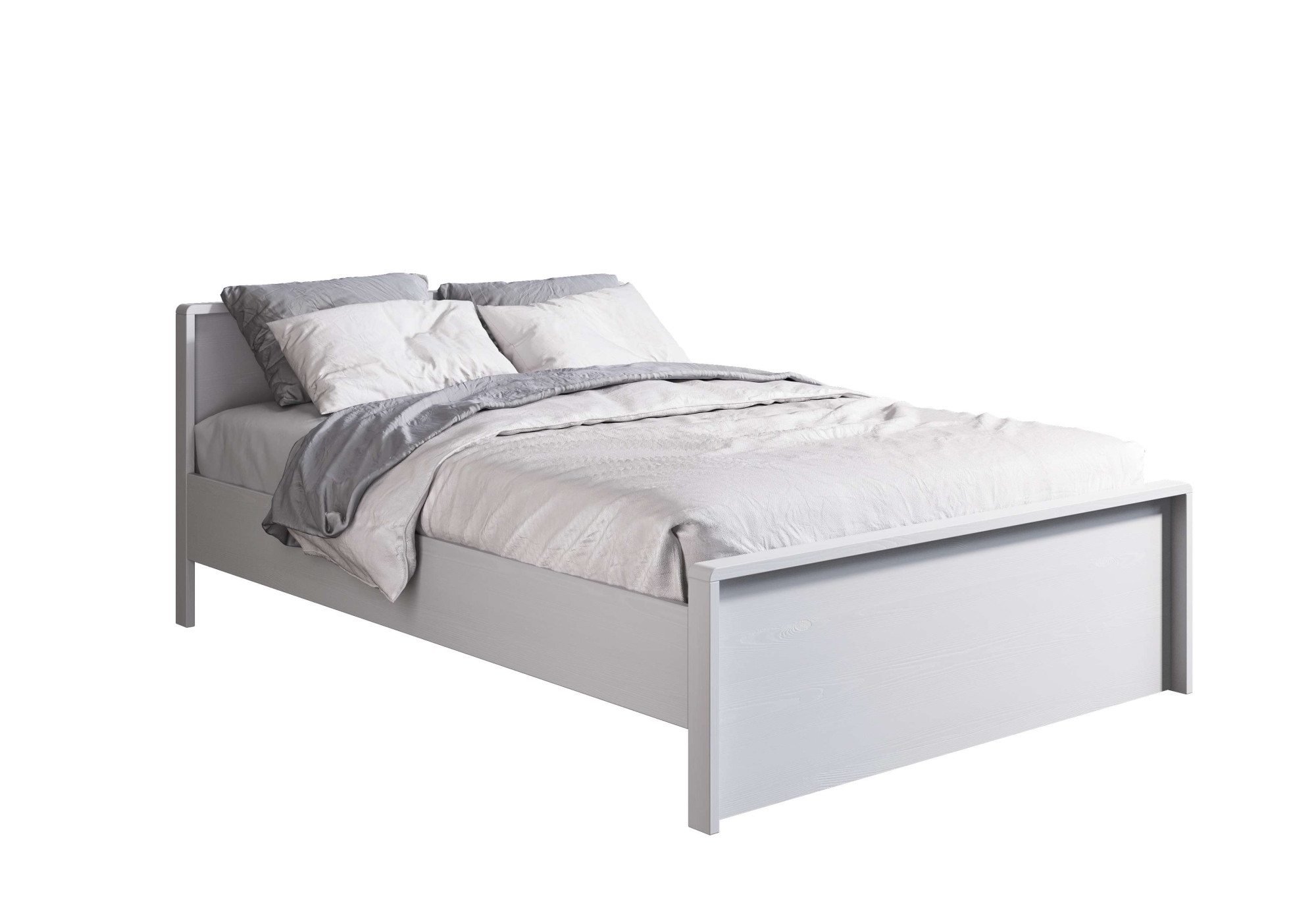 Home affaire Massivholzbett »Luven, hohe Belastbarkeit! FSC® zertifiziertes Massivholz« Breite/Belastbarkeit 180cm/220 KG, 140cm/180 KG,  aus massiver Kiefer im schlichten Design