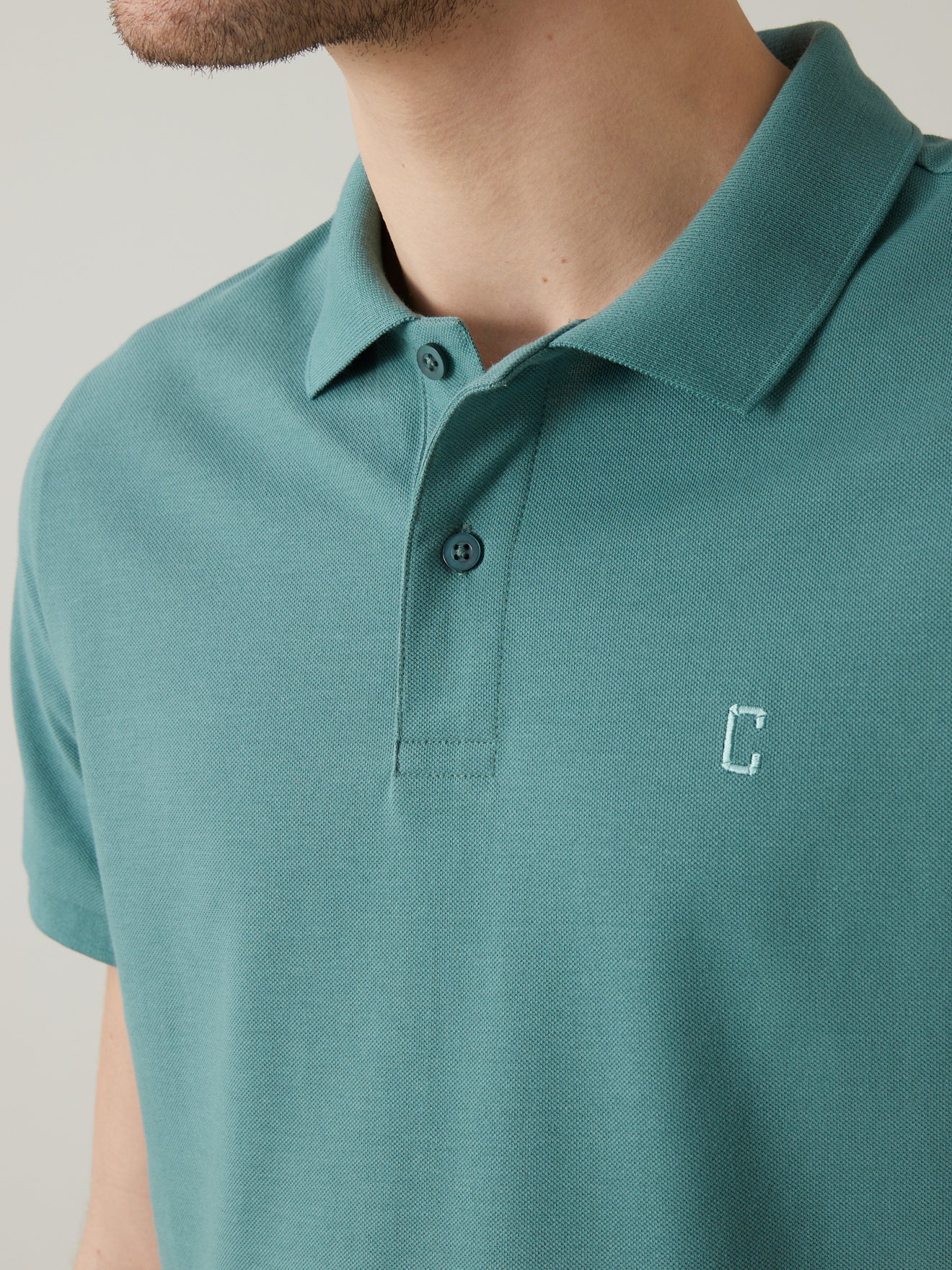 Polo maille piquée homme - coton bio