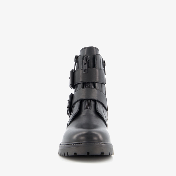 Groot leren meisjes biker boots