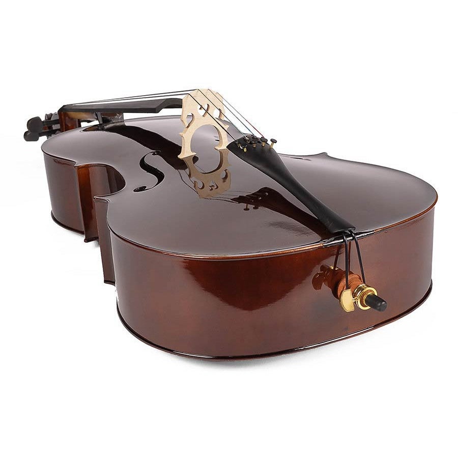 Leonardo LC-2044 4/4 cello met strijkstok en draagtas