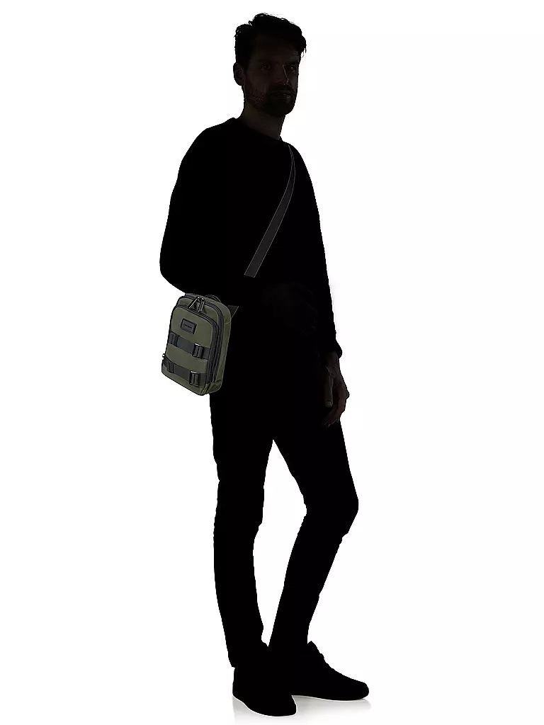 SAMSONITE Umhängetasche SACKMPOD small olive
