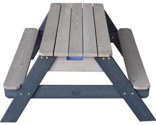Kinderpicknicktafel AXI Nick, hout, antraciet