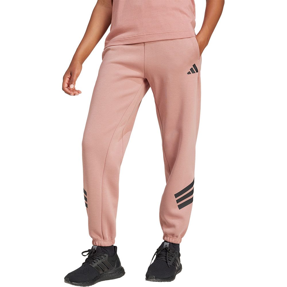 adidas Future Icons 3-Streifen Hose Damen warm clay