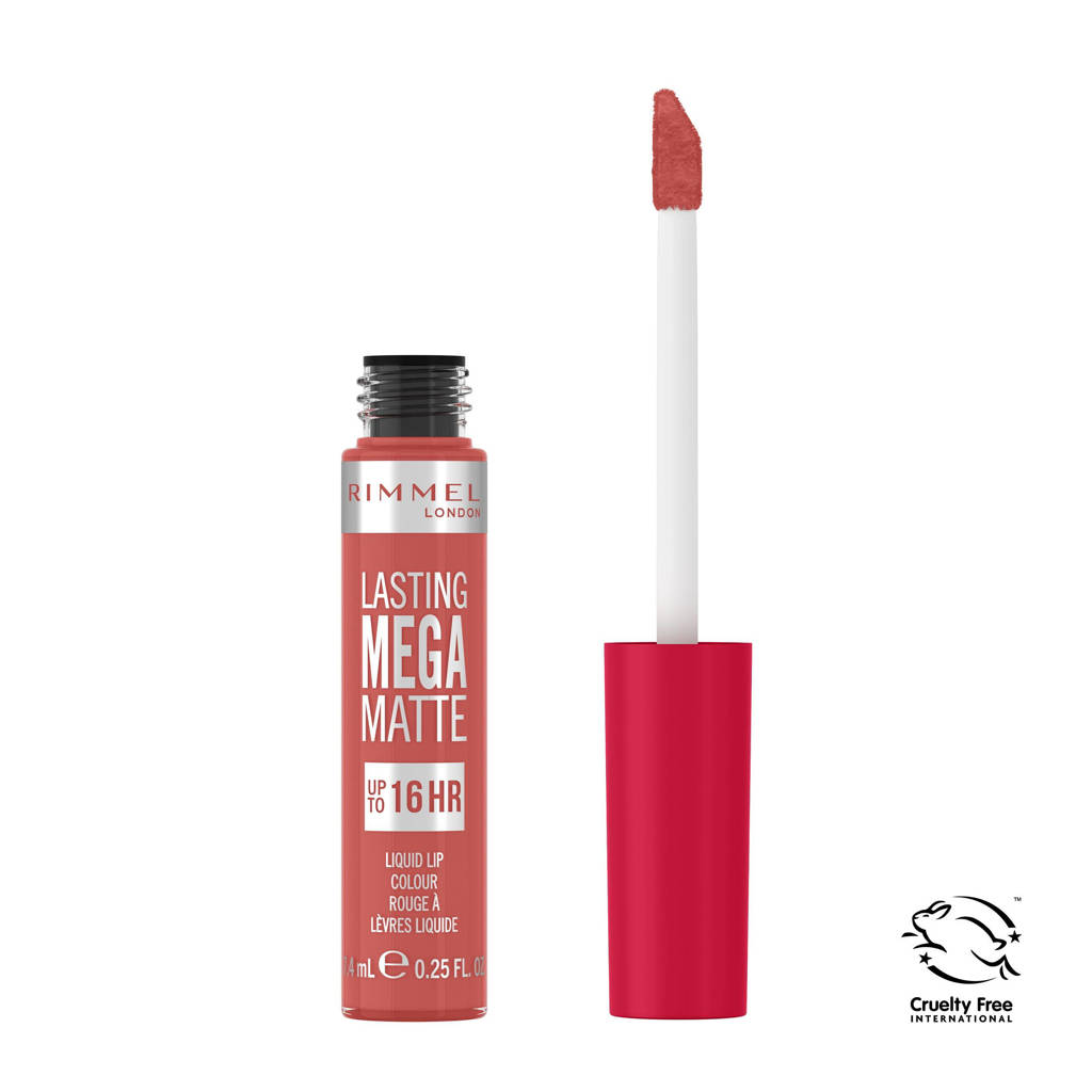 Rommel Londen Lasting mega Matte liquid lipLasting Mega Matte Liquid Lip lipgloss - 600 Coral Sass