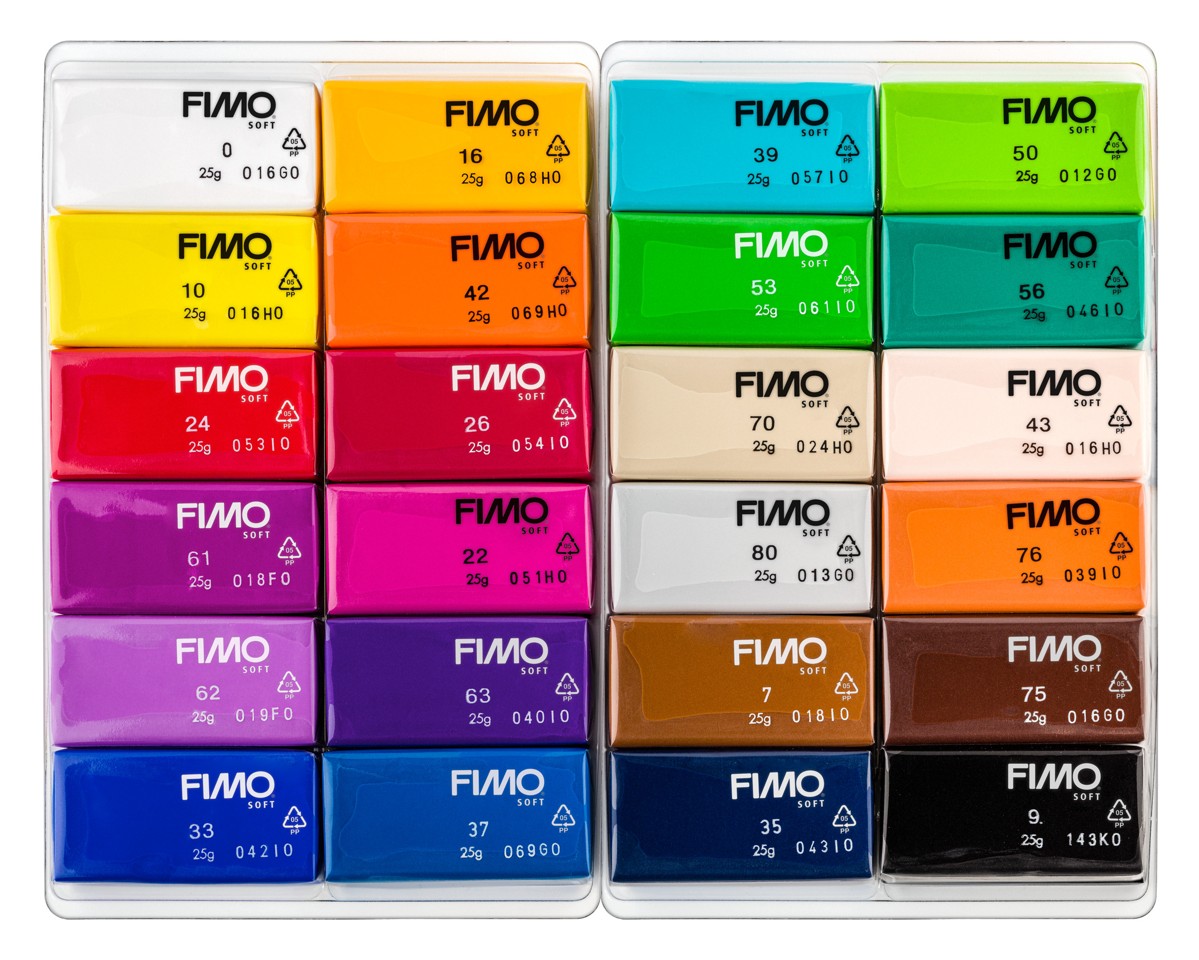 FIMO - Soft Sæt 24x25g, Basic