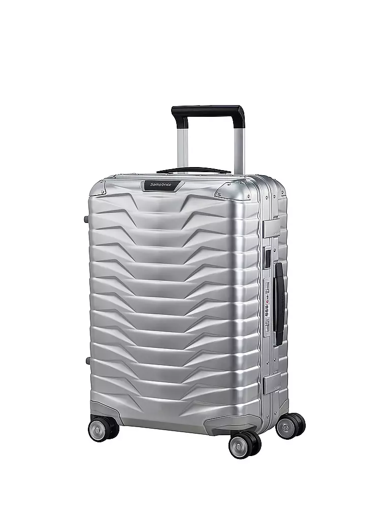 SAMSONITE Trolley PROXIS ALU Spinner 55 silber