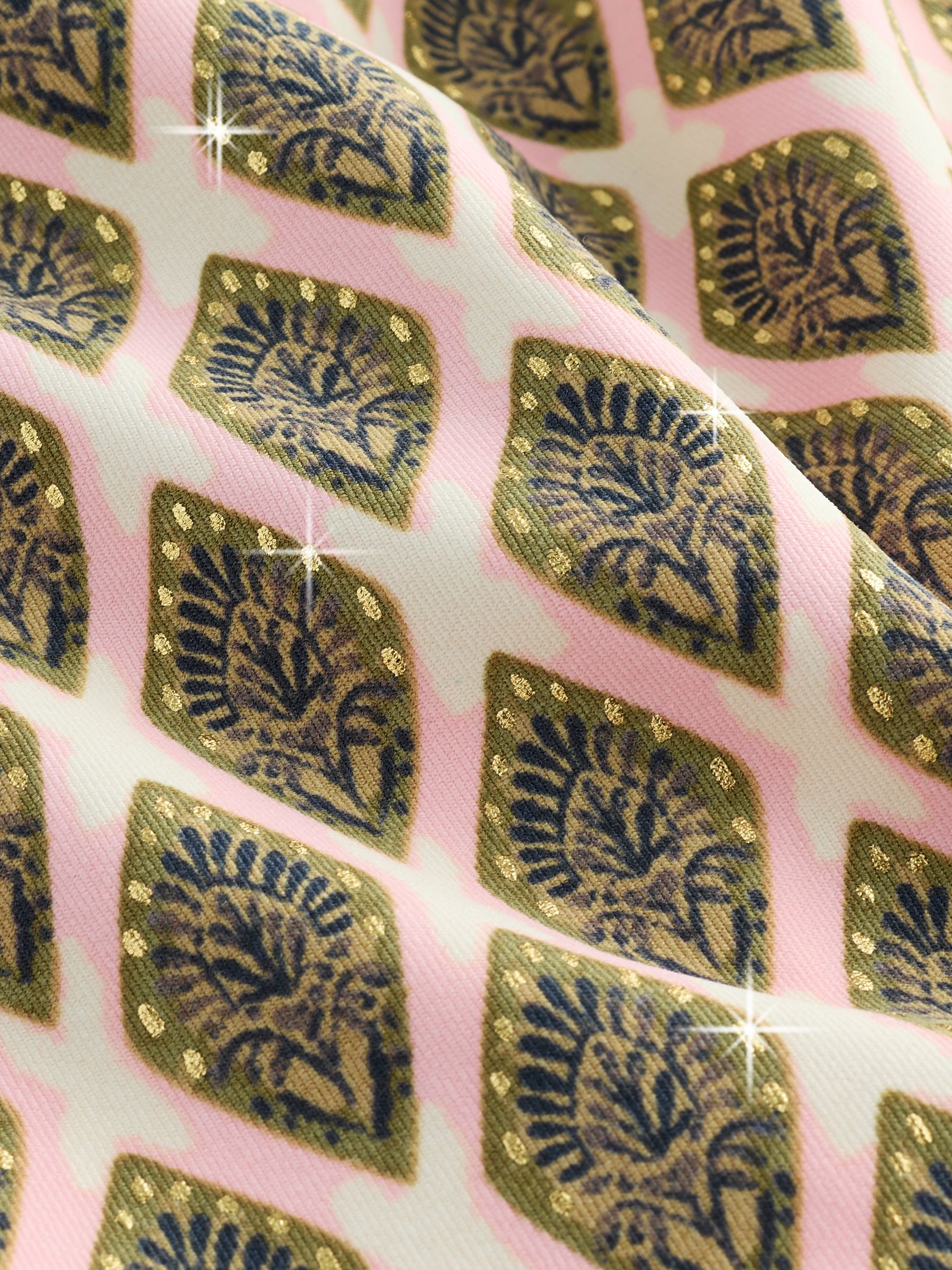 Houtblok Khaki Groen/Cream folie - Bikinibroekjes