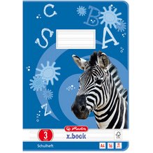Cahier x.book, A4, linéature dm / ligne