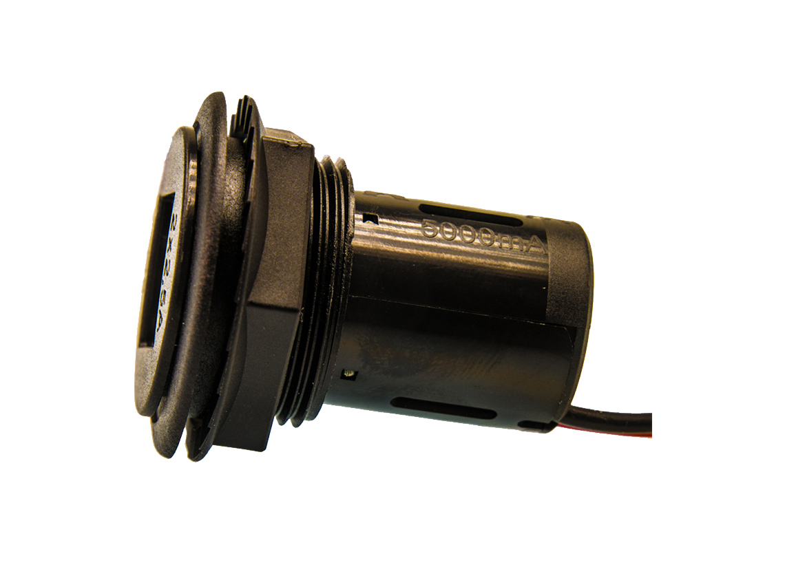 BBA 12V power 2x USB 5VDC 2,5A inbouwdoos