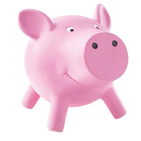Bullyland 62100 - Spardose Schweinchen, rosa, ca. 16cm