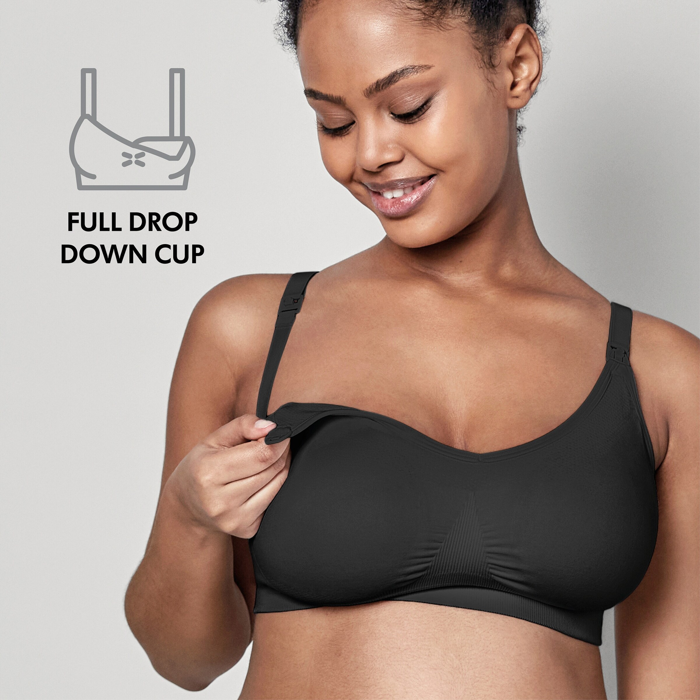 Medela Umstands- und Still-BH Ultra Keep Cool gefütterte Cups schwarz