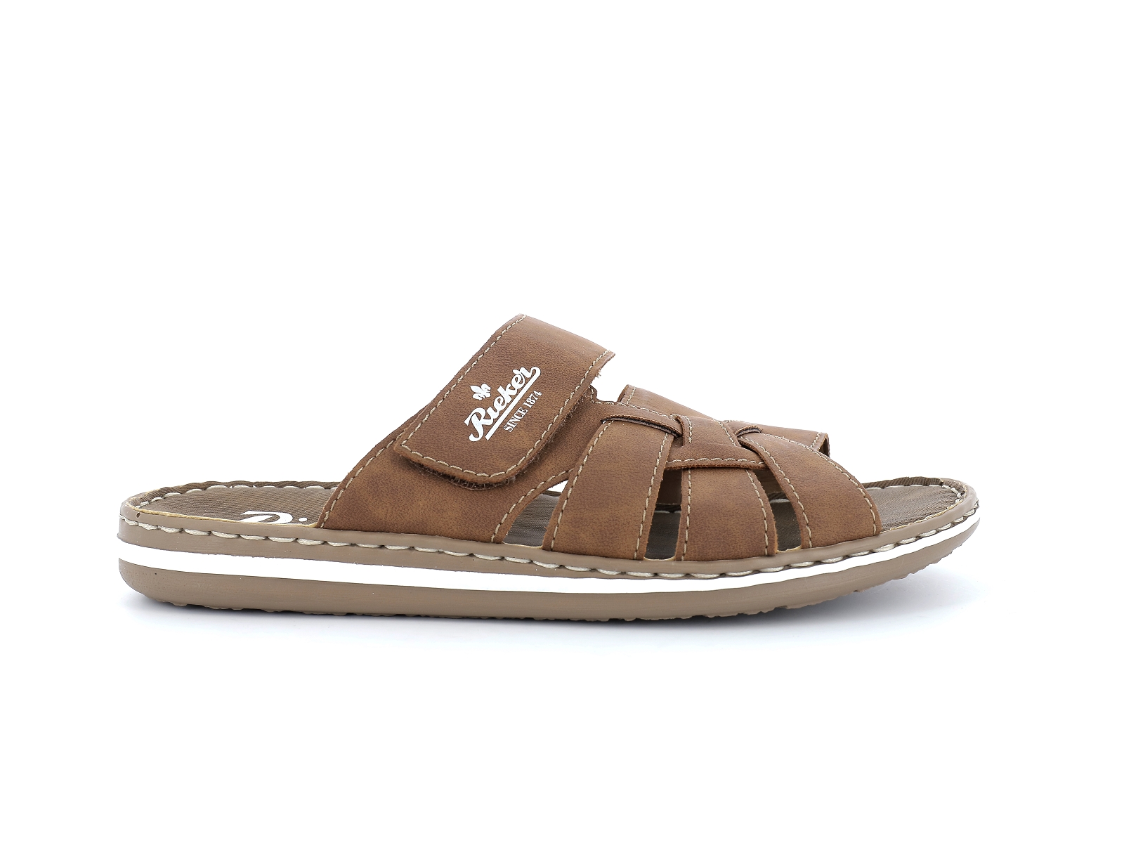 Rieker-21073 Synthétique Marron Foncé
