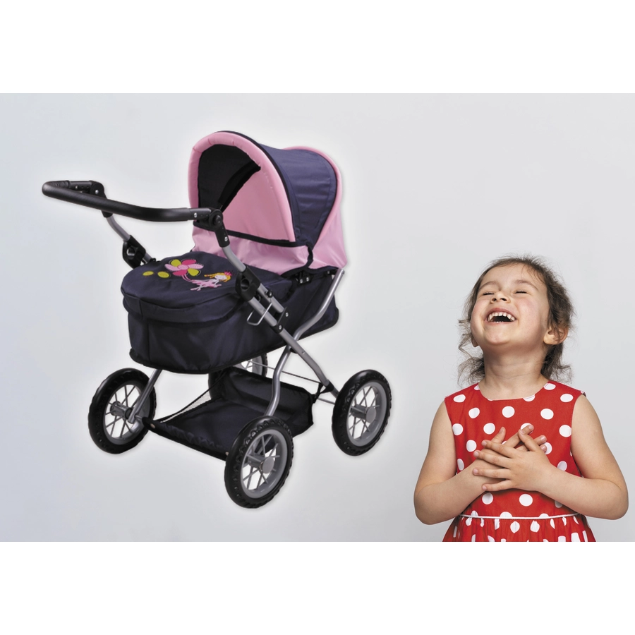 knorr toys® Puppenwagen First - princess blue blau
