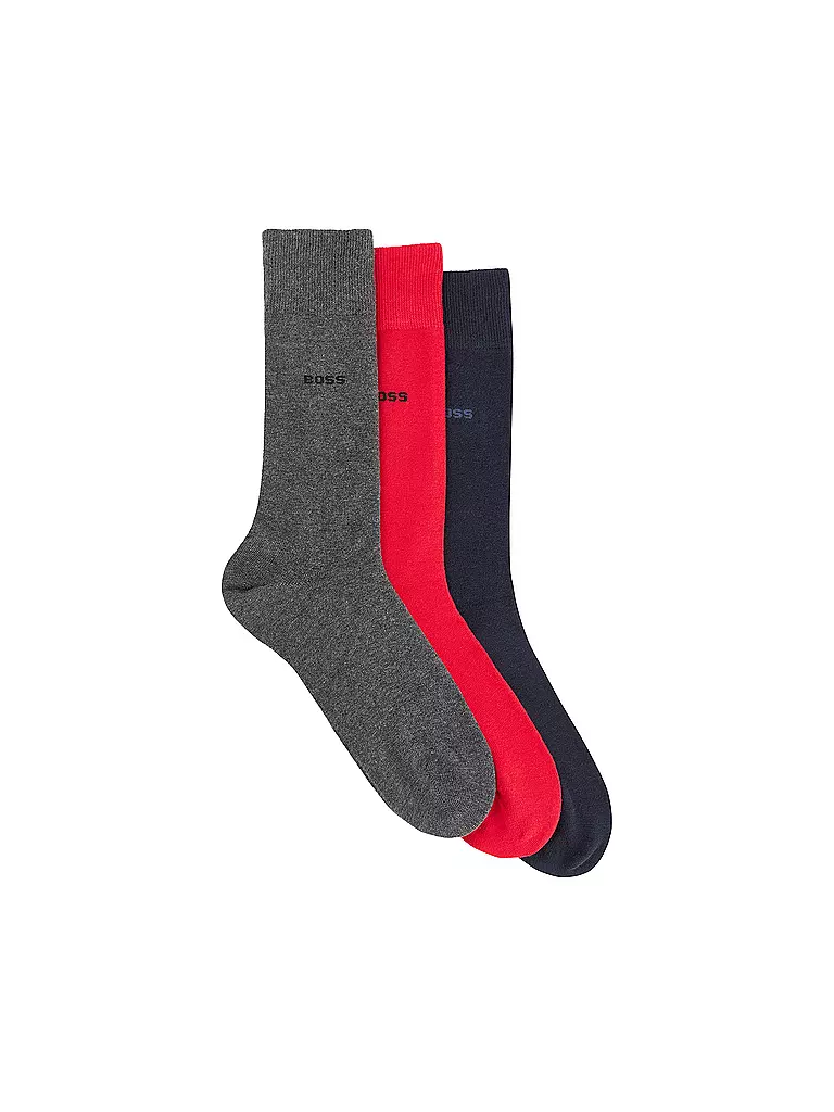BOSS Socken 3-er Pack open red rot