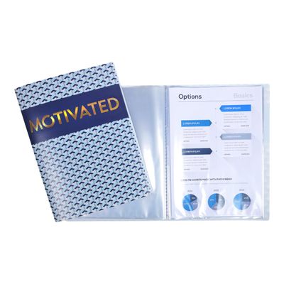 Exacompta Copper Time - Porte vues - 40 vues - A4 - disponible dans différentes couleurs