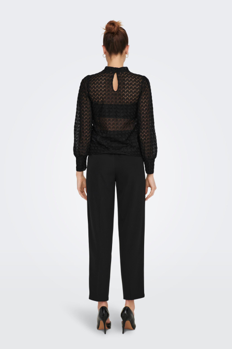 Jacqueline de Yong zwarte dames t-shirt