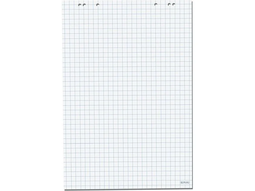 Herlitz Flipchart blok 68x99 cm med 20 ark - 5 stk.