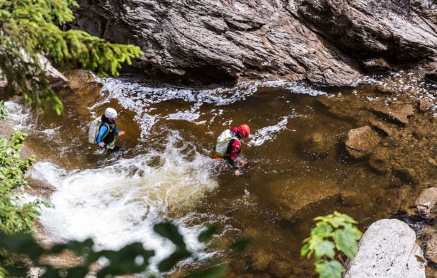 Canyoning Basis Tour in Sonthofen als Geschenkidee
