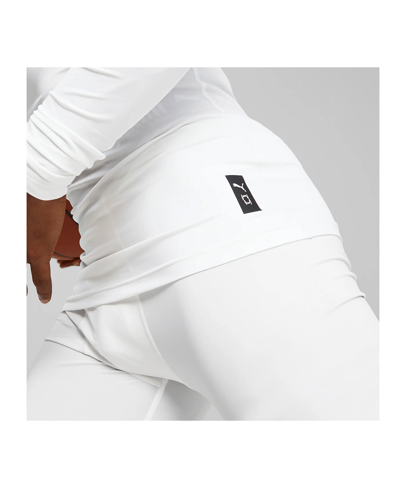 PUMA Hoops Team Sweatshirt Weiss F02