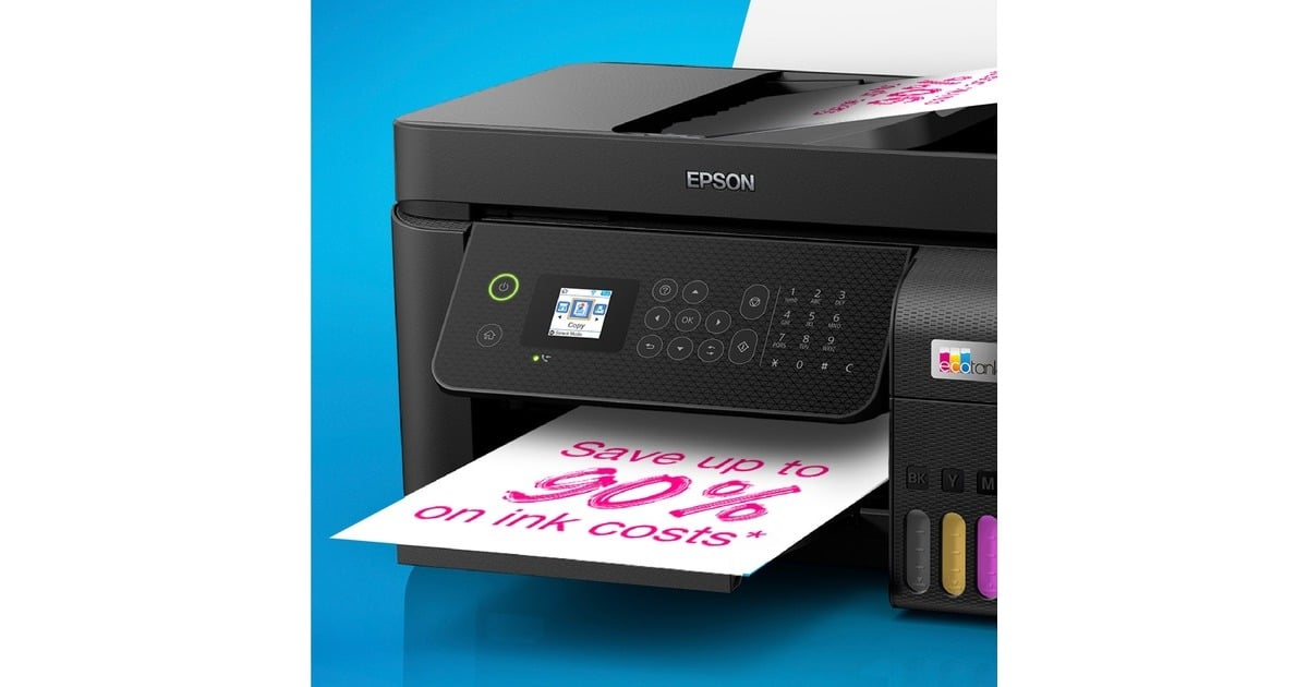 EpsonEcoTank ET-4800 all-in-one inkjetprinter met faxfunctie  (Zwart)