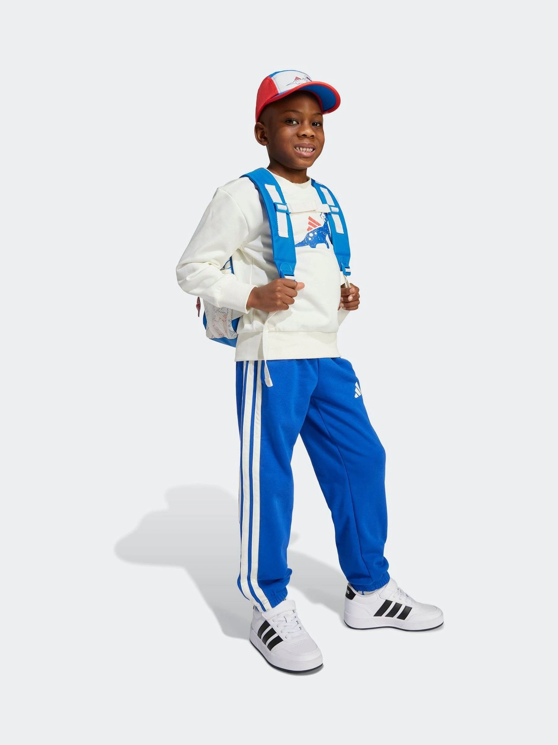 adidas Essentials Adiraptor Fleece Jogger and Hoodie Set Little Kids