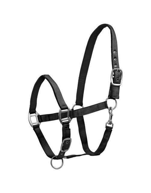 Waldhausen Halster Satin - Paardenhalster - Zwart Satin Full