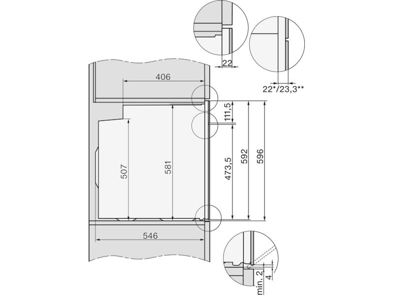 Miele Einbaubackofen H 2456 E ACTIVE Schwarz A Einbau-Herd