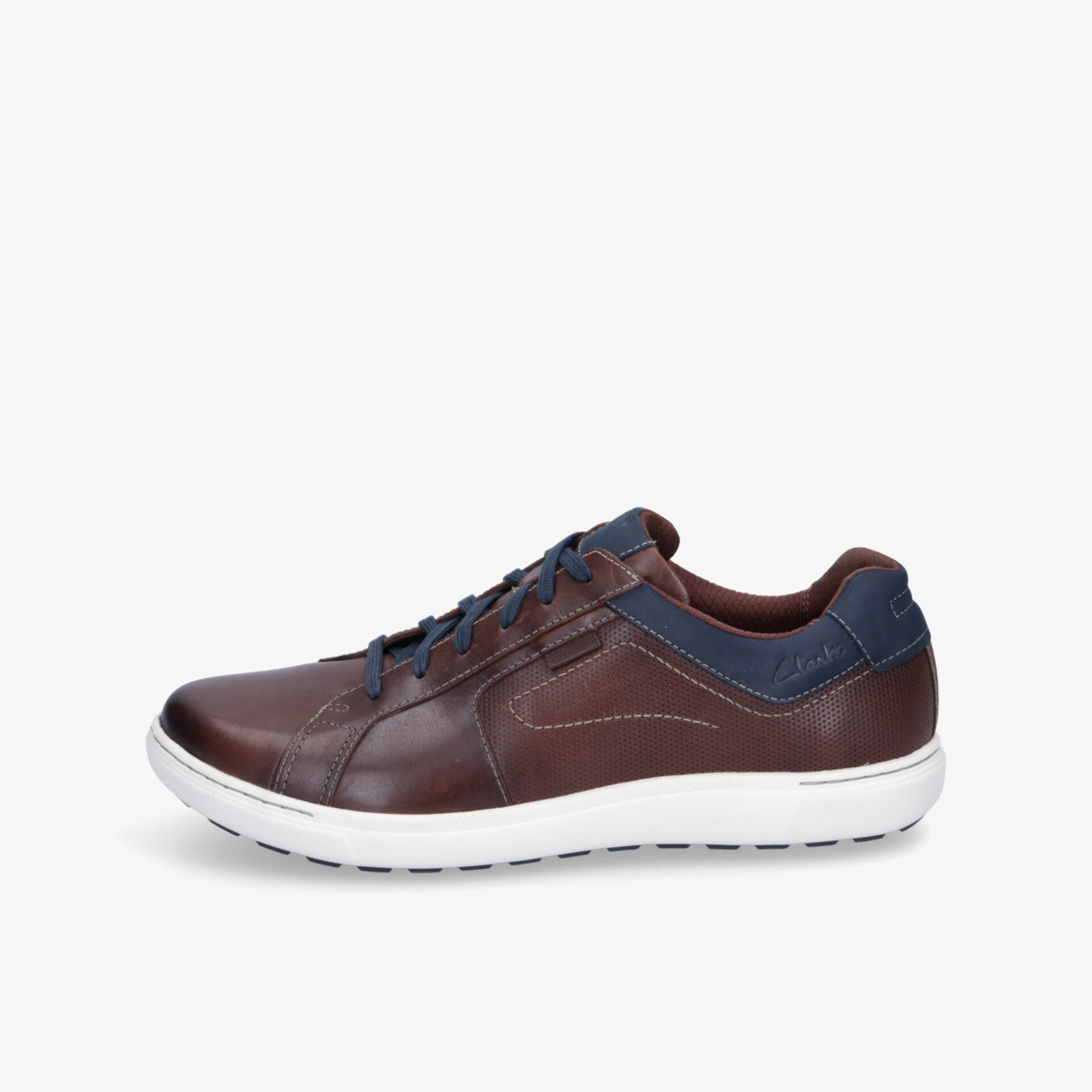 Clarks Mapstone Lace Herren Schnürer braun
