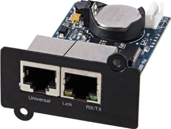 PowerWalker SNMP Card 2 - Adapter for fjernadministration - 100Mb LAN - 100Base-TX - for PowerWalker VI 1000 RLP, VI 2000 RLP, VI 3000 RLP