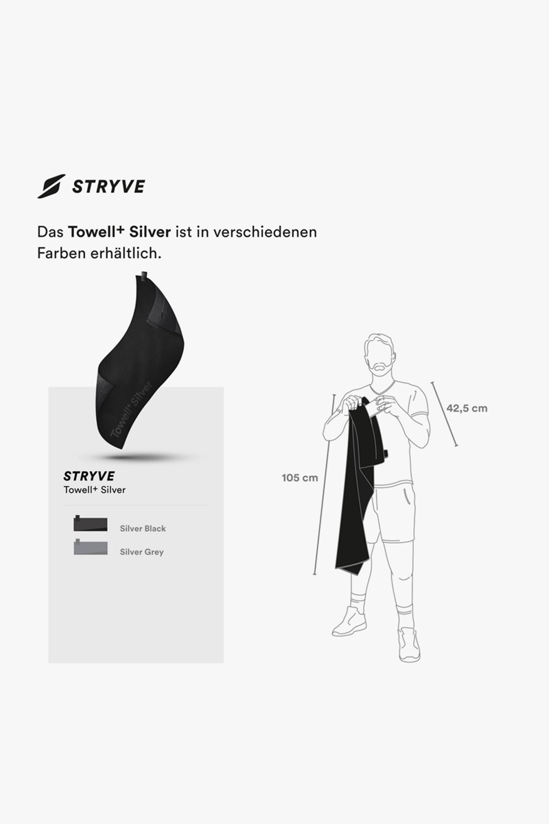 Stryve Towell+ Silver Mikrofasertuch